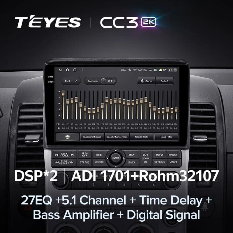 Штатная магнитола Teyes CC3 2K 360 6/128 Nissan Pathfinder R51 (2004-2009) F2