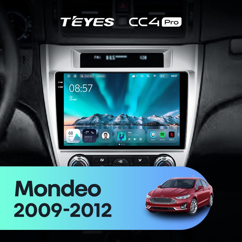 Штатная магнитола Teyes CC4 Pro 12/256 Ford Mondeo (2009-2012) F3 (US EDITION)