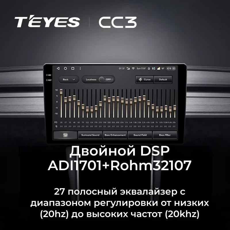 Штатная магнитола Teyes CC3 4/32 Toyota Aygo B40 (2014-2021) F2
