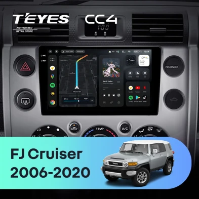 Штатная магнитола Teyes CC4 6/64 Toyota FJ Cruiser J15 (2006-2020)