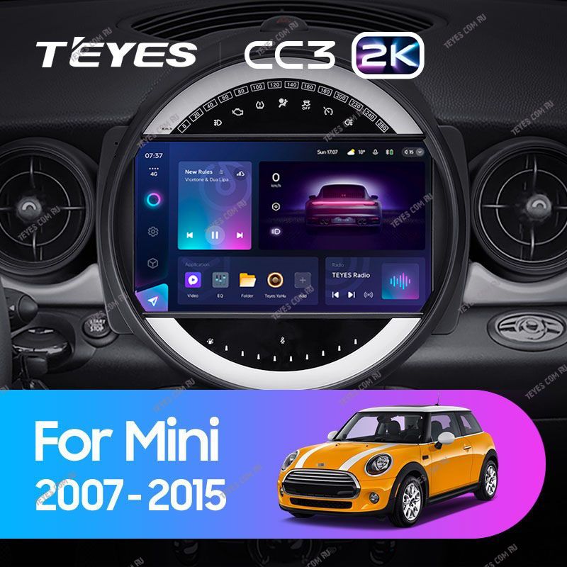 Штатная магнитола Teyes CC3 2K 4/64 Mini Cooper (2007-2015) F1