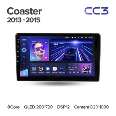 Штатная магнитола Teyes CC3L 4/64 Toyota Coaster (2013-2015)