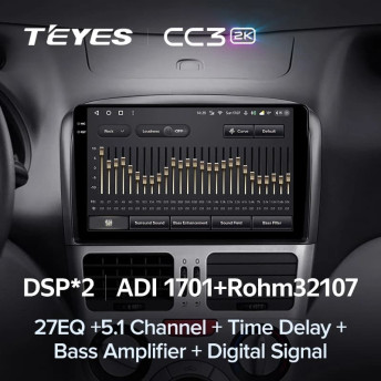Штатная магнитола Teyes CC3 2K 4/64 Chery Fulwin 2 (2010-2012) F2