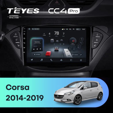 Штатная магнитола Teyes CC4 Pro 12/256 Opel Corsa (2014-2019)