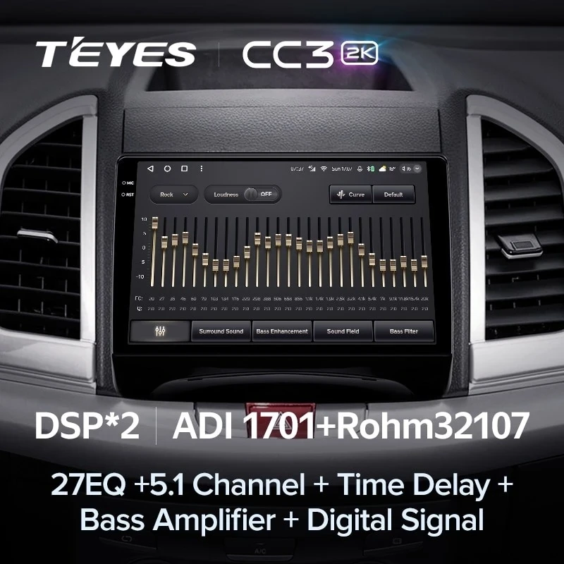 Штатная магнитола Teyes CC3 2K 4/32 JAC Refine S3 (2016-2019)