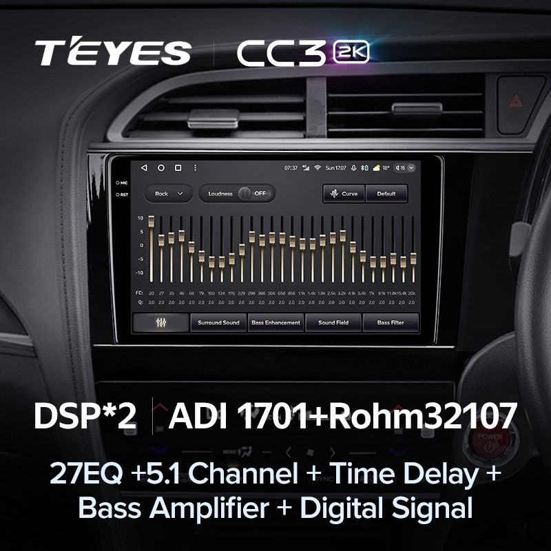 Штатная магнитола Teyes CC3 2K 4/32 Honda Shuttle 2 (2015-2020) Правый руль