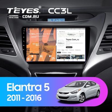 Штатная магнитола Teyes CC3L 4/64 Hyundai Elantra 5 JK GD MD UD (2010-2016) F1
