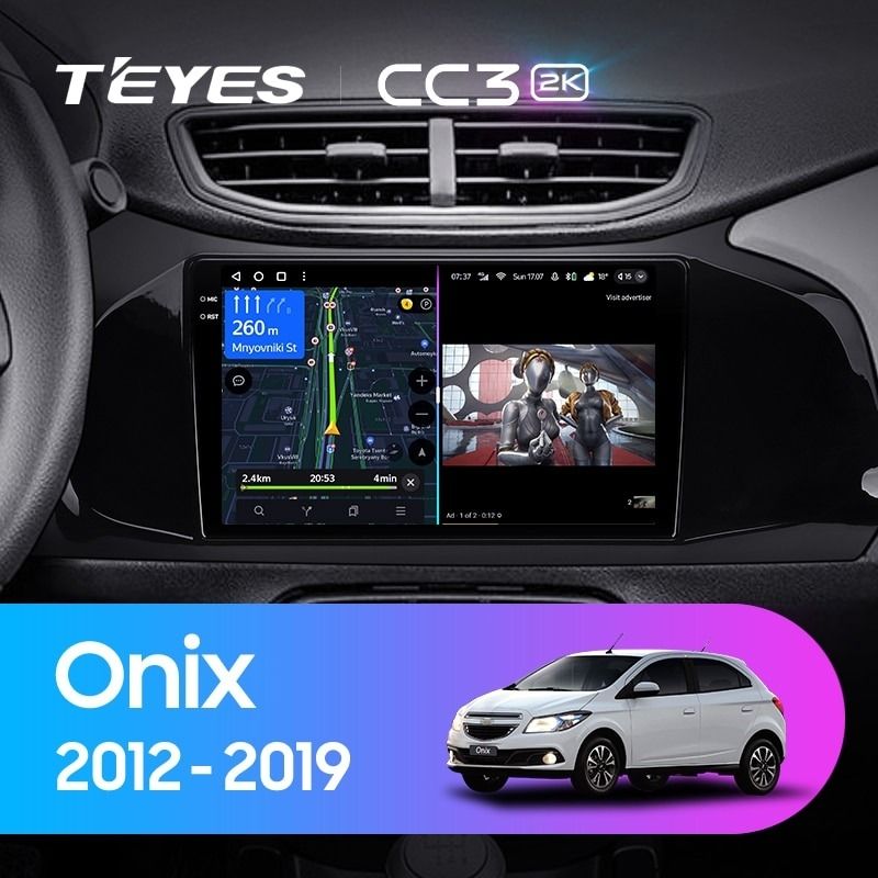 Штатная магнитола Teyes CC3 2K 4/32 Chevrolet Onix (2012-2019)