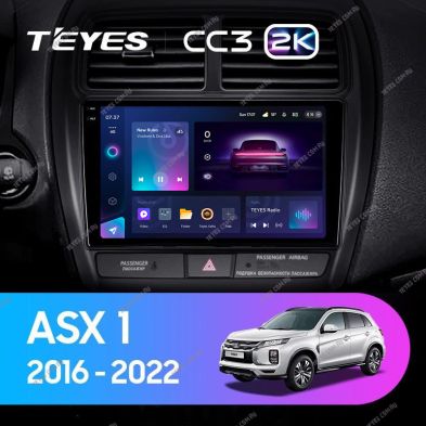 Штатная магнитола Teyes CC3 2K 4/64 Mitsubishi ASX (2016-2022) Тип-B
