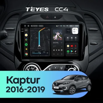 Штатная магнитола Teyes CC4 6/64 Renault Kaptur (2016-2019) F2