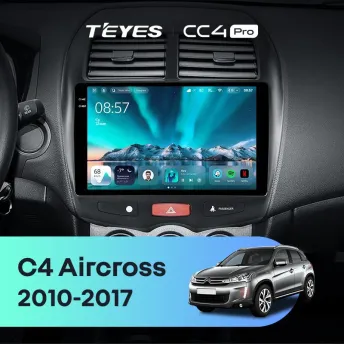 Штатная магнитола Teyes CC4 Pro 12/256 Citroen C4 Aircross (2010-2017) Тип-B