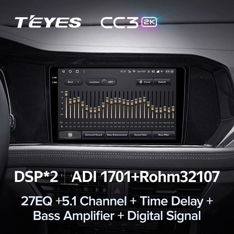 Штатная магнитола Teyes CC3 2K 360 6/128 Volkswagen Jetta 7 (2018-2022)