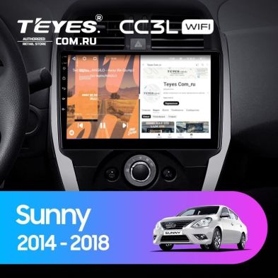 Штатная магнитола Teyes CC3L WiFi 2/32 Nissan Sunny (2014-2016)