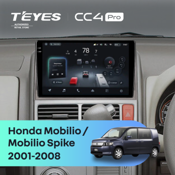 Штатная магнитола Teyes CC4 Pro 8/128 Honda Mobilio Spike (2001-2008)