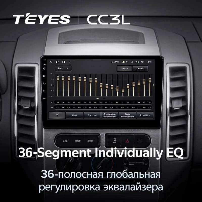 Штатная магнитола Teyes CC3L 4/32 Ford Edge 1 U387 (2006-2010)