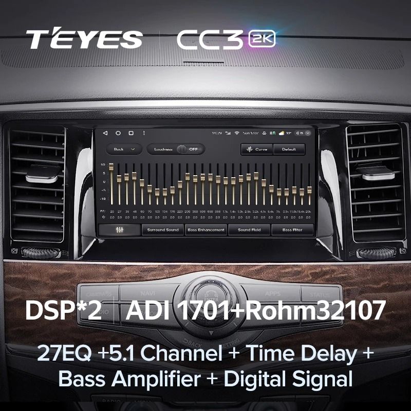 Штатная магнитола Teyes CC3 2K 4/32 Nissan Patrol 6 Y62 (2010-2019)
