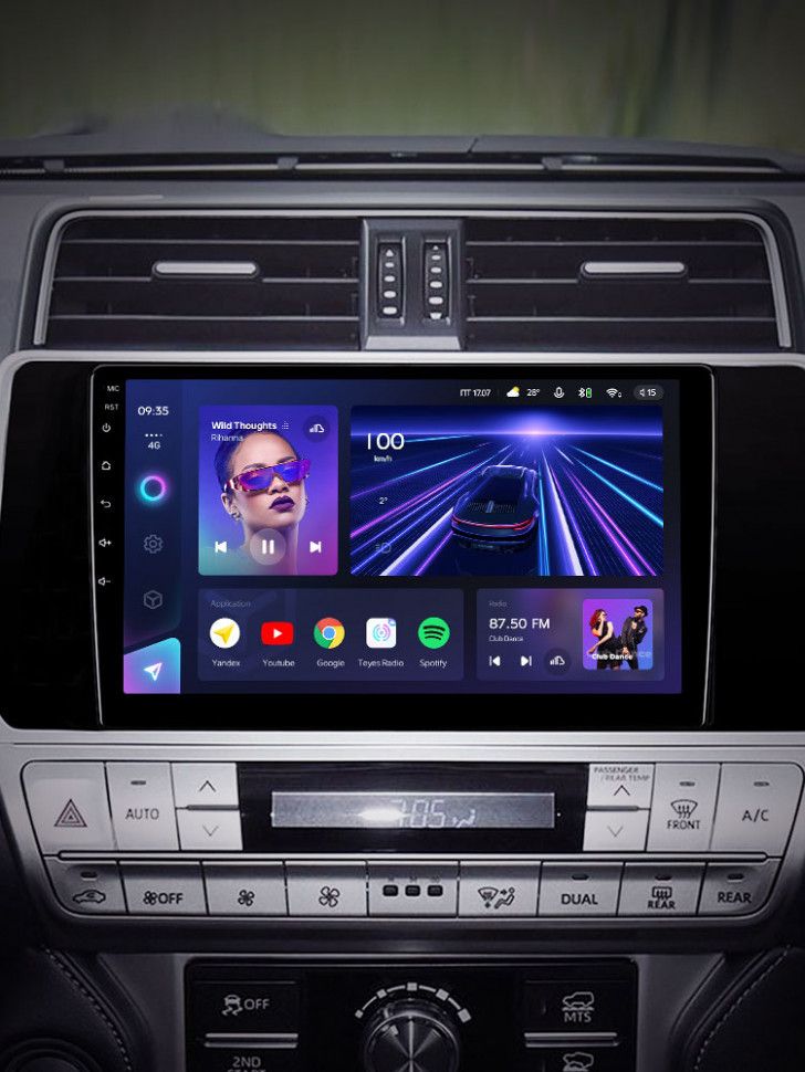 Штатная магнитола Teyes CC3 6/128 Toyota Land Cruiser Prado 150 (2017-2021)