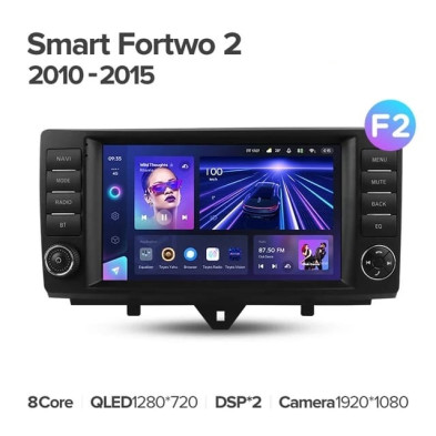 Штатная магнитола Teyes CC3L 4/64 Mercedes-Benz Smart Fortwo 2 (2010-2015) F2