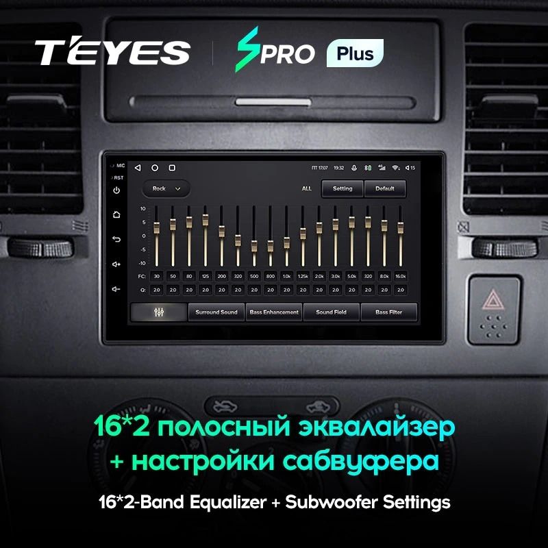 Магнитола Teyes SPRO Plus 3/32 Универсал 7"