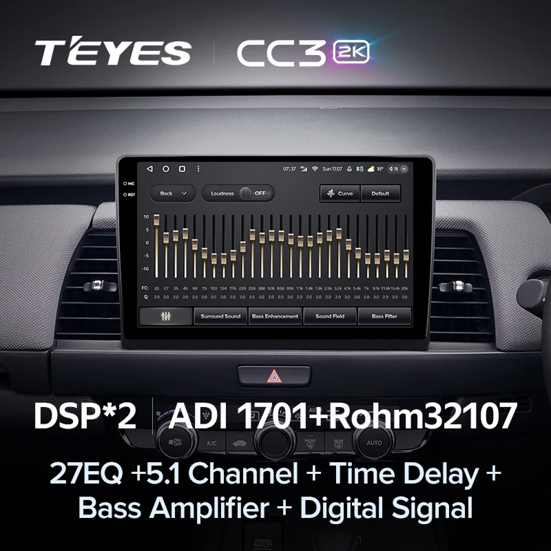 Штатная магнитола Teyes CC3 2K 360 6/128 Honda Fit 4 (2020-2024) Тип-B Правый руль