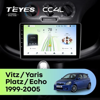 Штатная магнитола Teyes CC4L 6/64 Toyota Vitz XP10 (1999-2005) F1