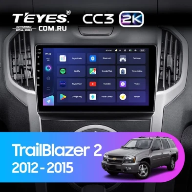 Штатная магнитола Teyes CC3 2K 4/64 Chevrolet TrailBlazer 2 (2012-2015)