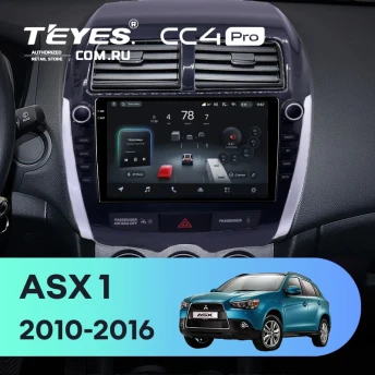Штатная магнитола Teyes CC4 Pro 12/256 Mitsubishi ASX 1 (2010-2016) Тип-A (9")