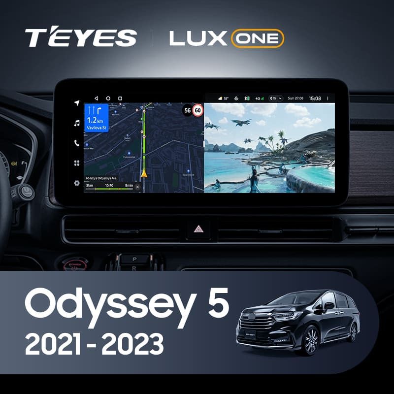 Штатная магнитола Teyes LUX ONE 6/128 Honda Odyssey 5 (2021-2023)