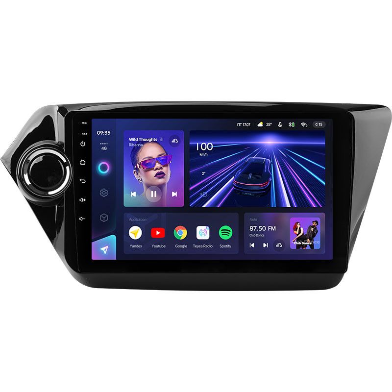 Штатная магнитола Teyes CC3 6/128 Kia Rio 3 (2011-2017)