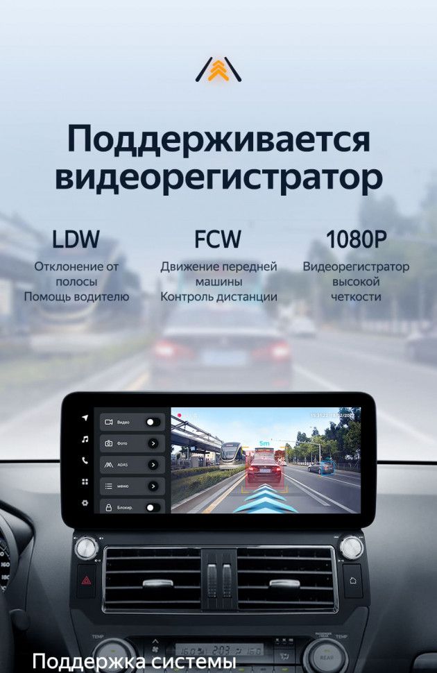 Штатная магнитола Teyes LUX ONE 6/128 Toyota Land Cruiser Prado 150 (2013-2017) F1