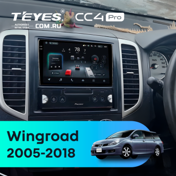 Штатная магнитола Teyes CC4 Pro 8/128 Nissan Wingroad 3 Y12 (2005-2018)