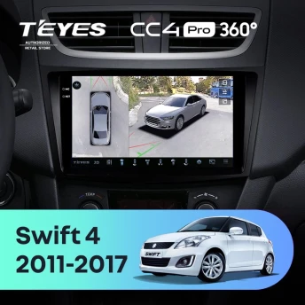 Штатная магнитола Teyes CC4 Pro 360 12/256 Suzuki Swift 4 (2011-2017)