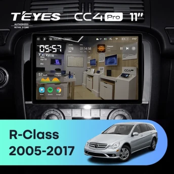 Штатная магнитола Teyes CC4 Pro 12/256 Mercedes-Benz R-Class W251 R280 R300 R320 (2005-2017) F1 (11")