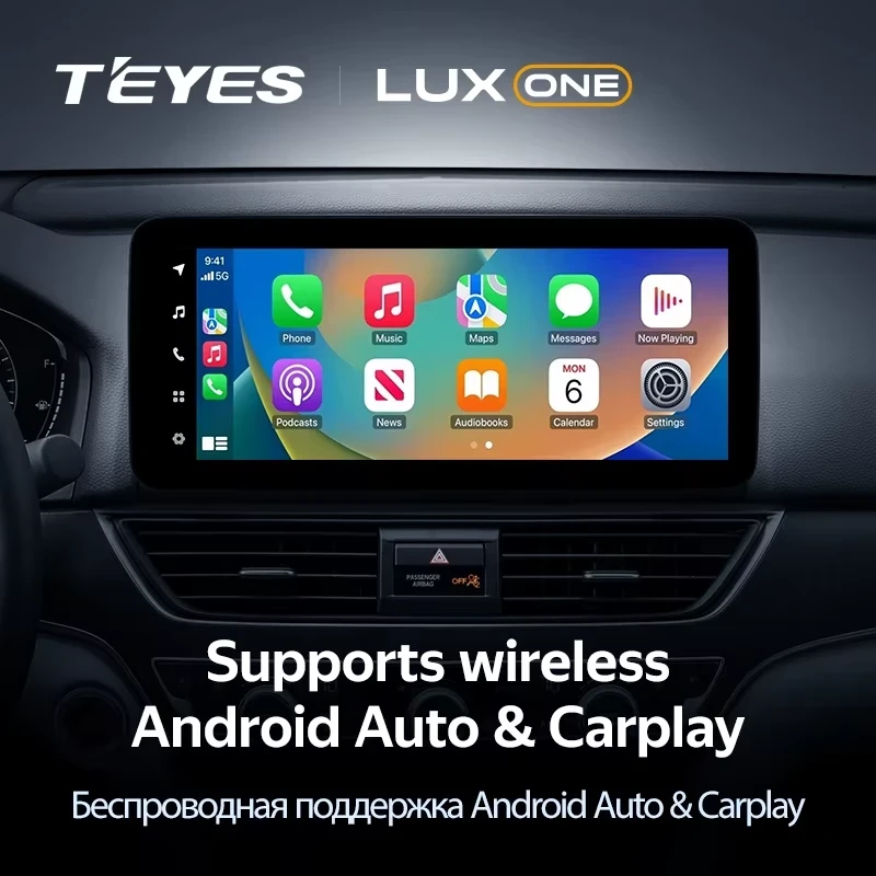 Штатная магнитола Teyes LUX ONE 4/32 Honda Accord 10 CV (2017-2023) Тип-A