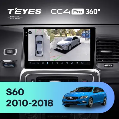 Штатная магнитола Teyes CC4 Pro 360 12/256 Volvo S60 Y20 (2010-2018)