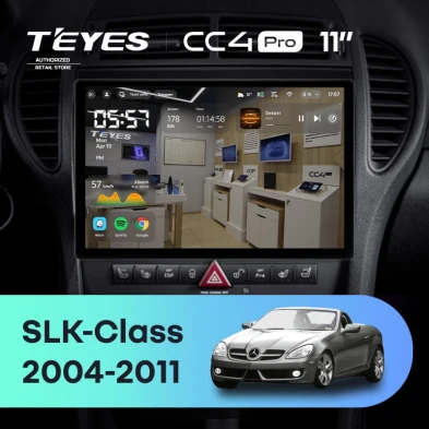 Штатная магнитола Teyes CC4 Pro 12/256 Mercedes-Benz SLK-Class R171 (2004-2011) (11")