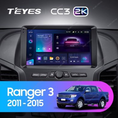 Штатная магнитола Teyes CC3 2K 4/32 Ford Ranger 3 (2011-2015) F1