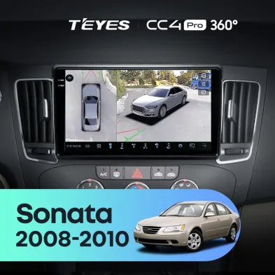 Штатная магнитола Teyes CC4 Pro 360 12/256 Hyundai Sonata NF (2008-2010) F1