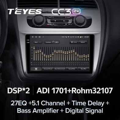 Штатная магнитола Teyes CC3 2K 4/64 Volkswagen EOS (2006-2015)