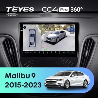 Штатная магнитола Teyes CC4 Pro 360 12/256 Chevrolet Malibu 9 (2015-2023) F2