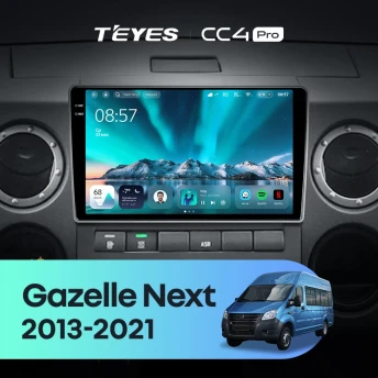 Штатная магнитола Teyes CC4 Pro 12/256 для GAZ Gazelle Next (2013-2021) F1