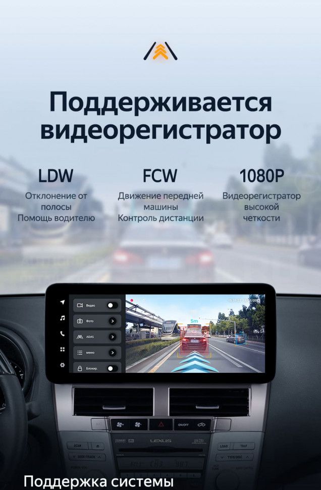 Штатная магнитола Teyes LUX ONE 6/128 Lexus RX300 RX330 RX350 RX400H (2003-2009) Тип-B