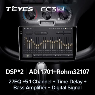 Штатная магнитола Teyes CC3 2K 4/64 Toyota Vitz XP10 (1999-2005) F1