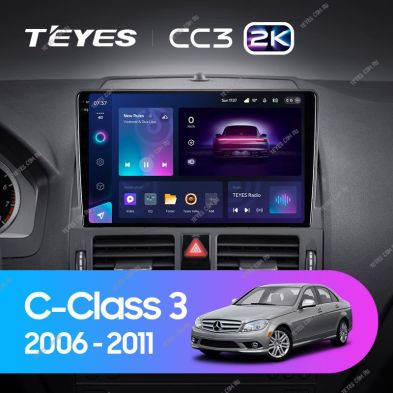 Штатная магнитола Teyes CC3 2K 6/128 Mercedes-Benz C-Class 3 W204 S204 (2006-2011)