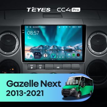Штатная магнитола Teyes CC4 Pro 12/256 для GAZ Gazelle Next (2013-2021) F3