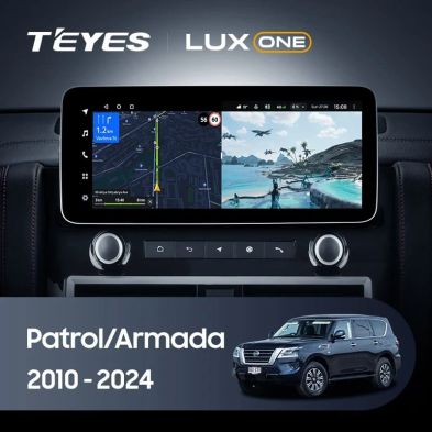 Штатная магнитола Teyes LUX ONE 360 6/128 Nissan Armada Y62 (2010-2024)