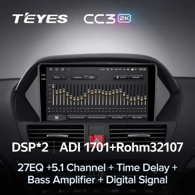 Штатная магнитола Teyes CC3 2K 6/128 Acura MDX YD2 (2006-2013)