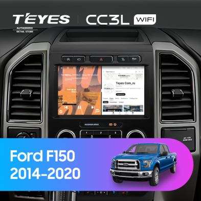 Штатная магнитола Teyes CC3L WiFi 2/32 Ford F150 (2014-2020) Тип-B