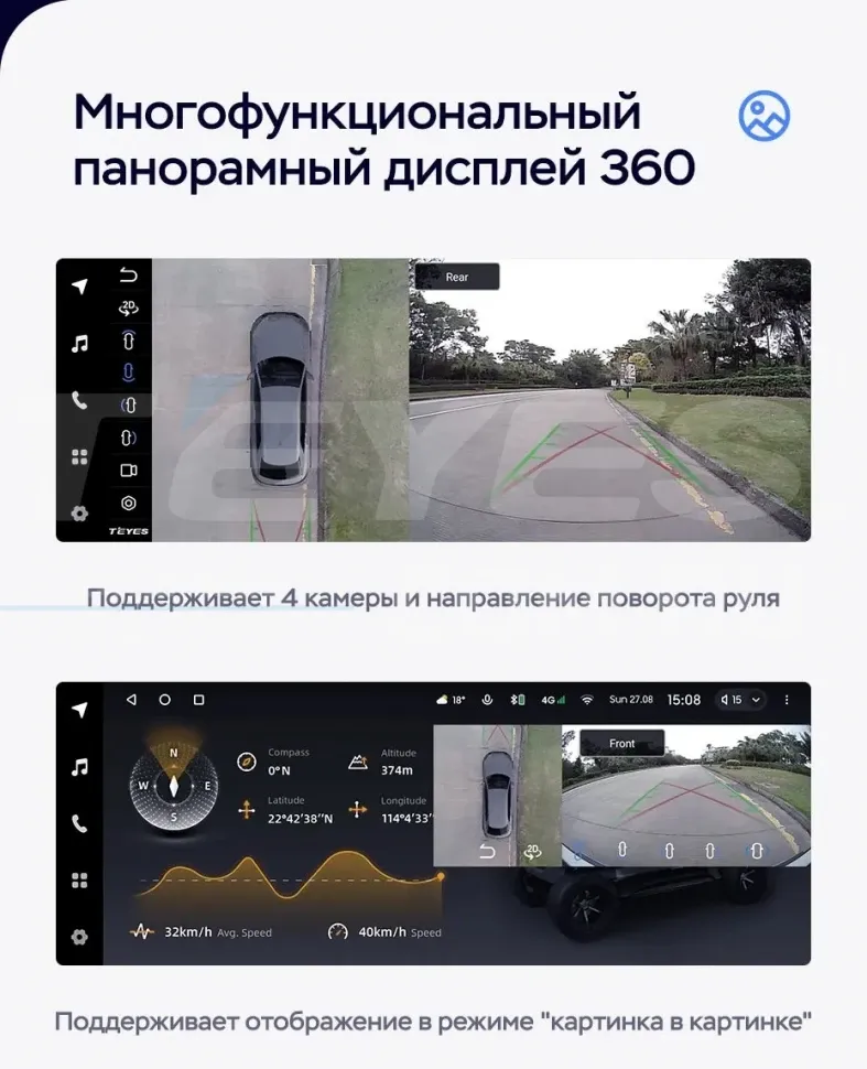 Штатная магнитола Teyes LUX ONE 360 6/128 BMW 3-Series 6 F30 F31 (NBT) (2011-2020) Universal