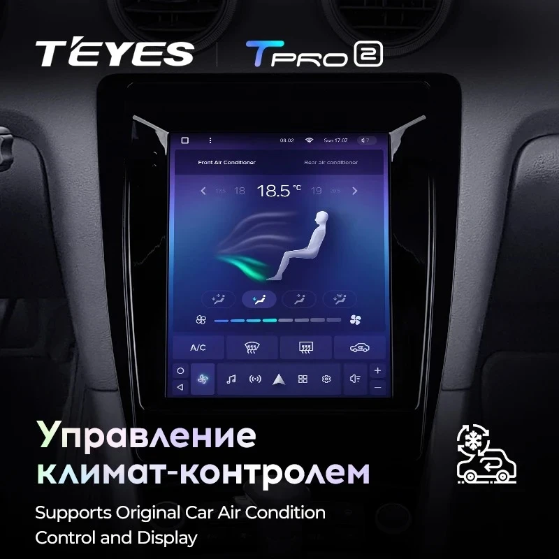 Штатная магнитола Tesla style Teyes TPRO 2 4/32 Audi A3 2 8P (2003-2013)
